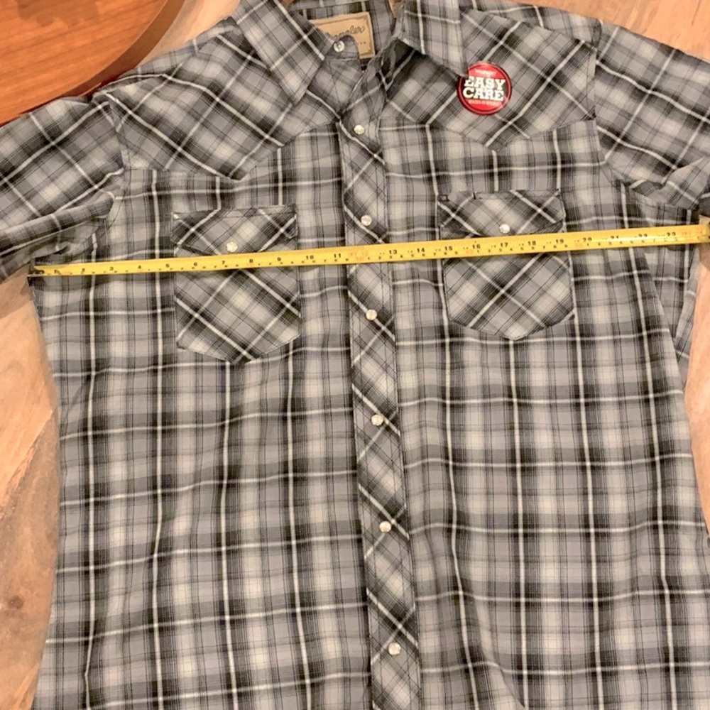 Wrangler Western short sleeve shirt size large NWT - Picture 6 of 8